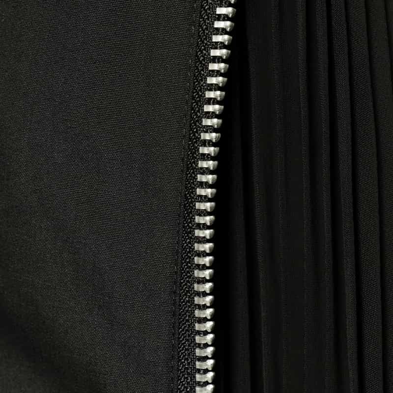 SACAI SACAI<サカイ>コンビネーション サイドプリーツ ドレス BLACK