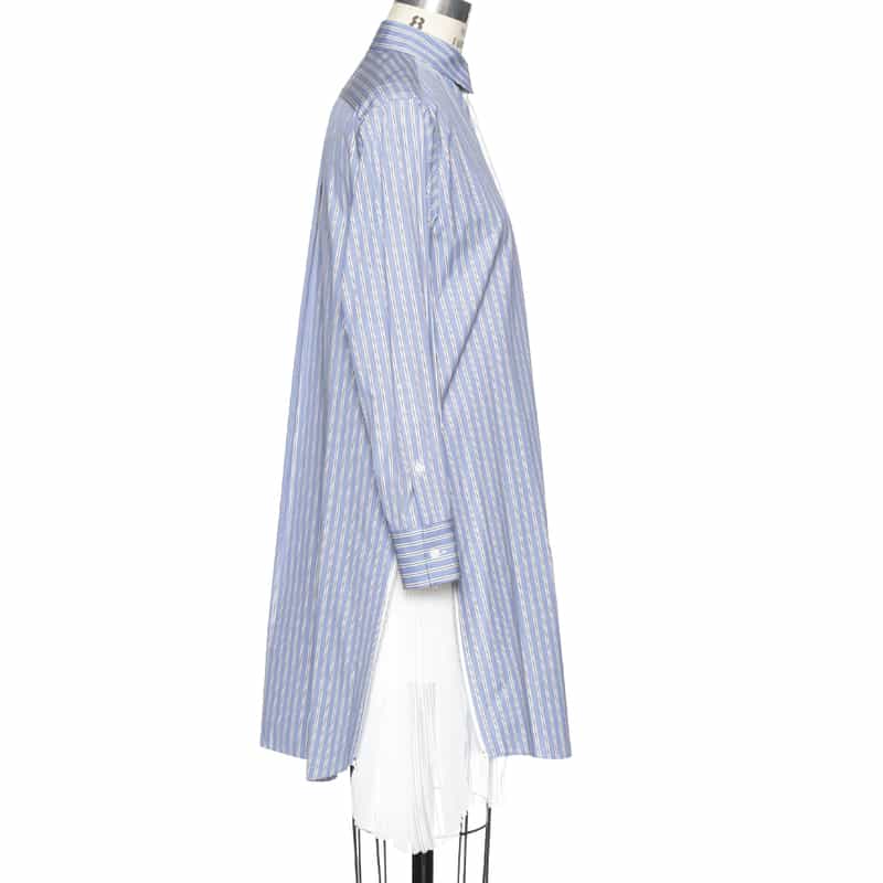 SACAI SACAI<サカイ>コンビネーション サイドプリーツ ドレス MULTICOLOR