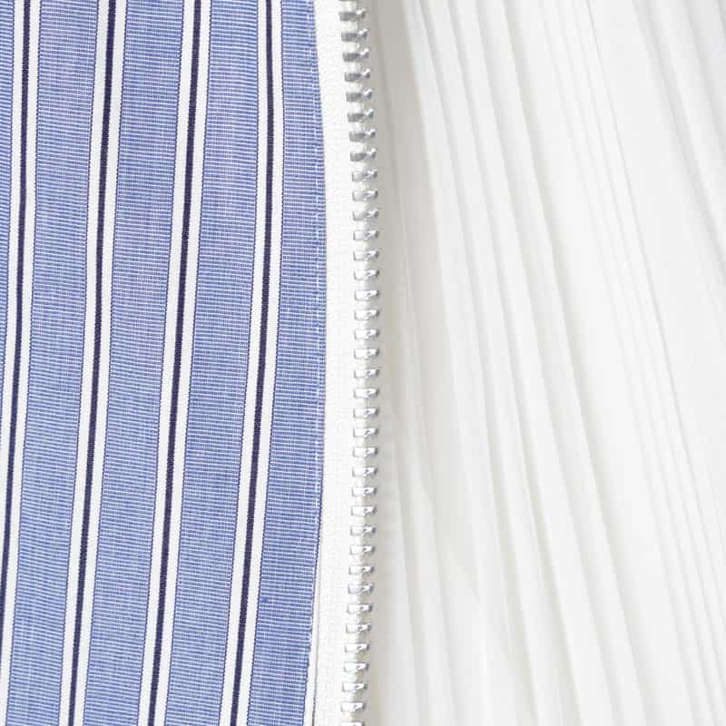 SACAI SACAI<サカイ>コンビネーション サイドプリーツ ドレス MULTICOLOR