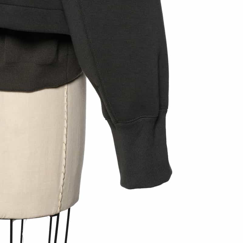 SACAI SACAI＜サカイ＞ スポンジスウェットジップアップフーディ DARK GRAY