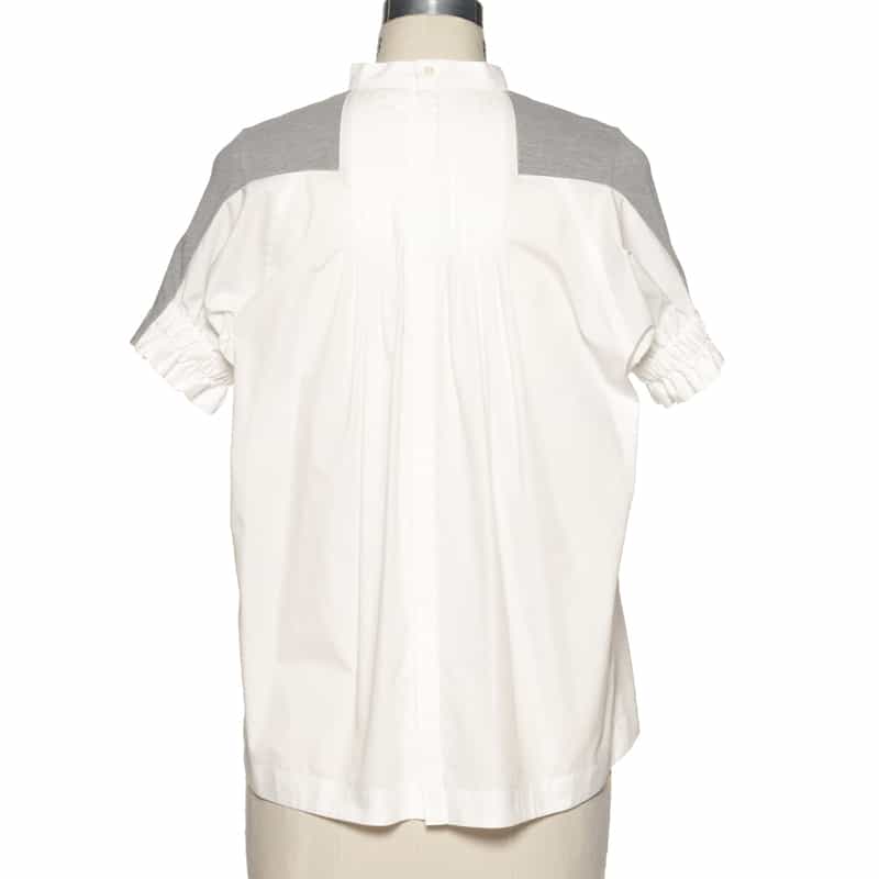 SACAI SACAI＜サカイ＞コンビネーション バックギャザーカットソー LT GRAY