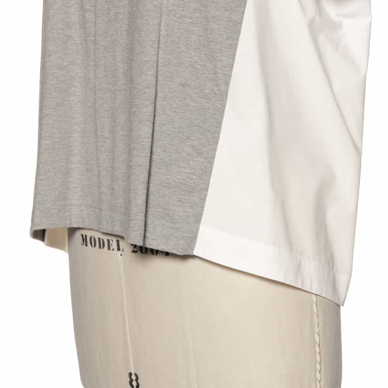 SACAI SACAI＜サカイ＞コンビネーション バックギャザーカットソー LT GRAY