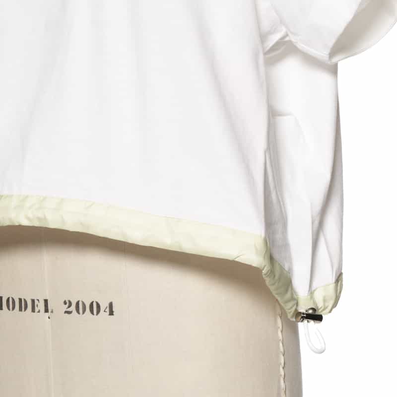 SACAI SACAI＜サカイ＞ドローコード付き コンビネーションカットソー WHITE