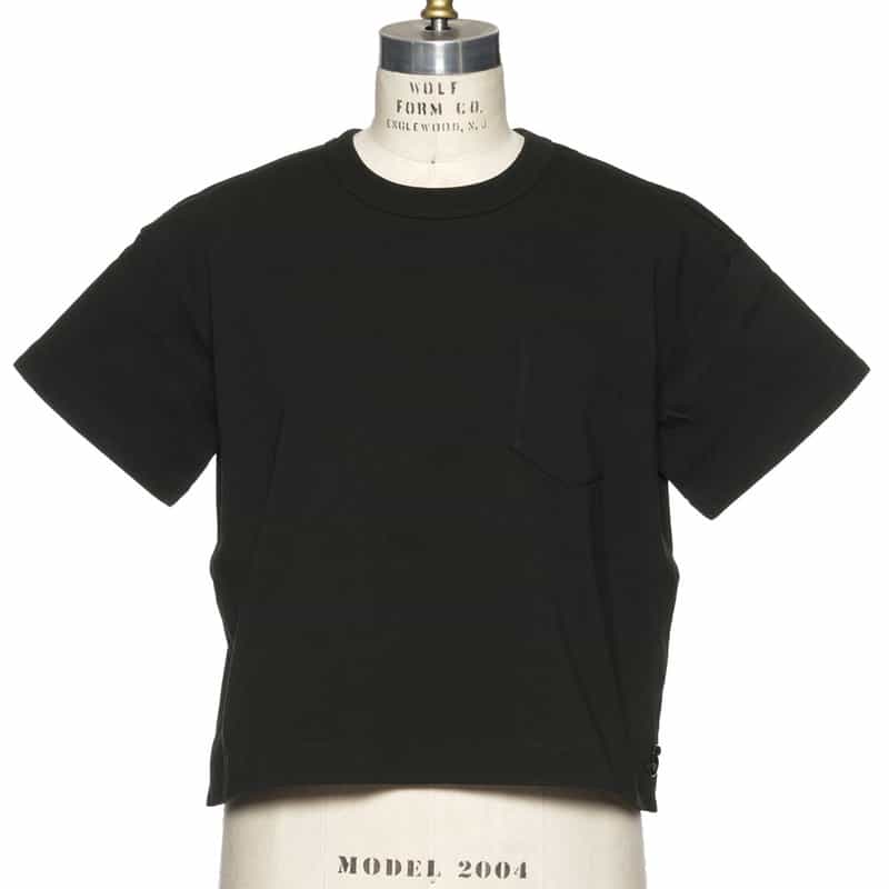 SACAI SACAI＜サカイ＞サイドスナップ カットソー BLACK