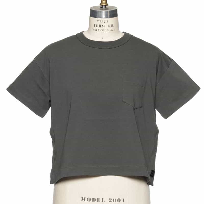 SACAI SACAI＜サカイ＞サイドスナップ カットソー DARK GRAY