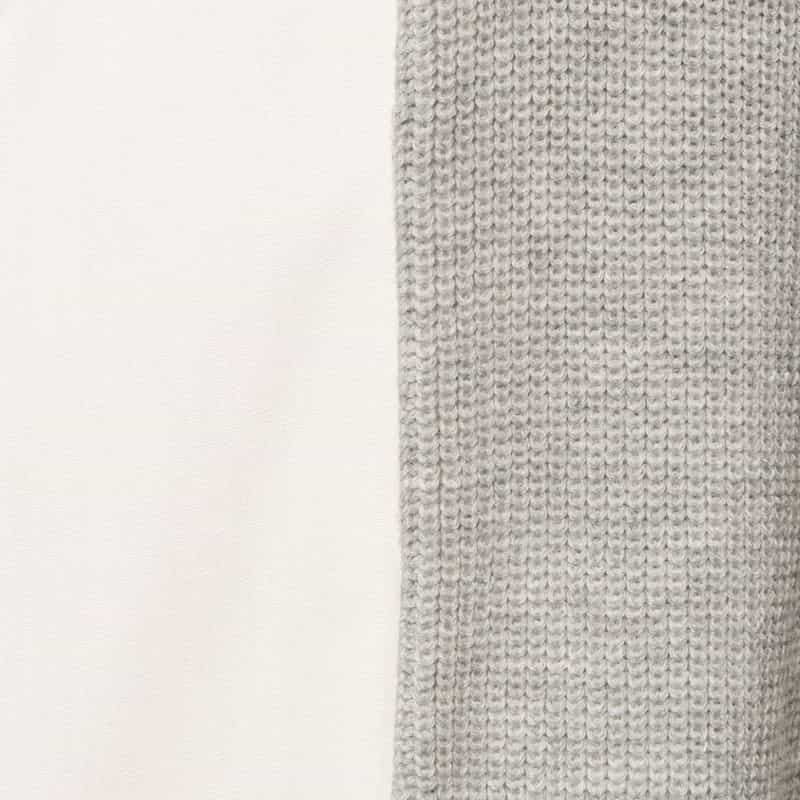 SACAI SACAI＜サカイ＞コンビネーション ベルテッド ドレス LT GRAY