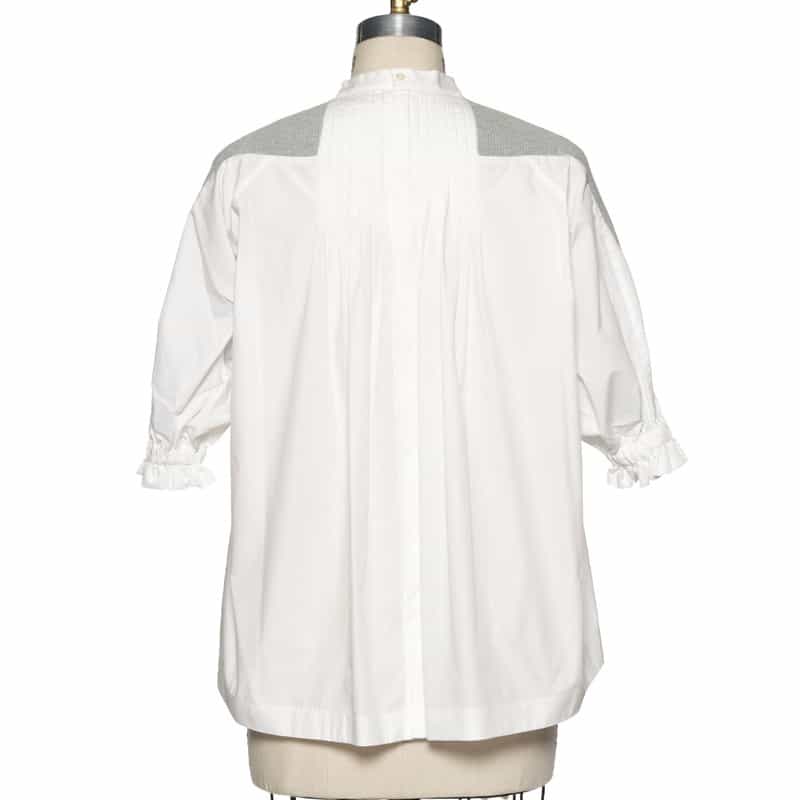 SACAI SACAI＜サカイ＞コンビネーション ニットプルオーバー LT GRAY