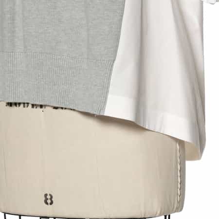 コンビネーション ニットプルオーバー（2235383）｜SACAI(サカイ