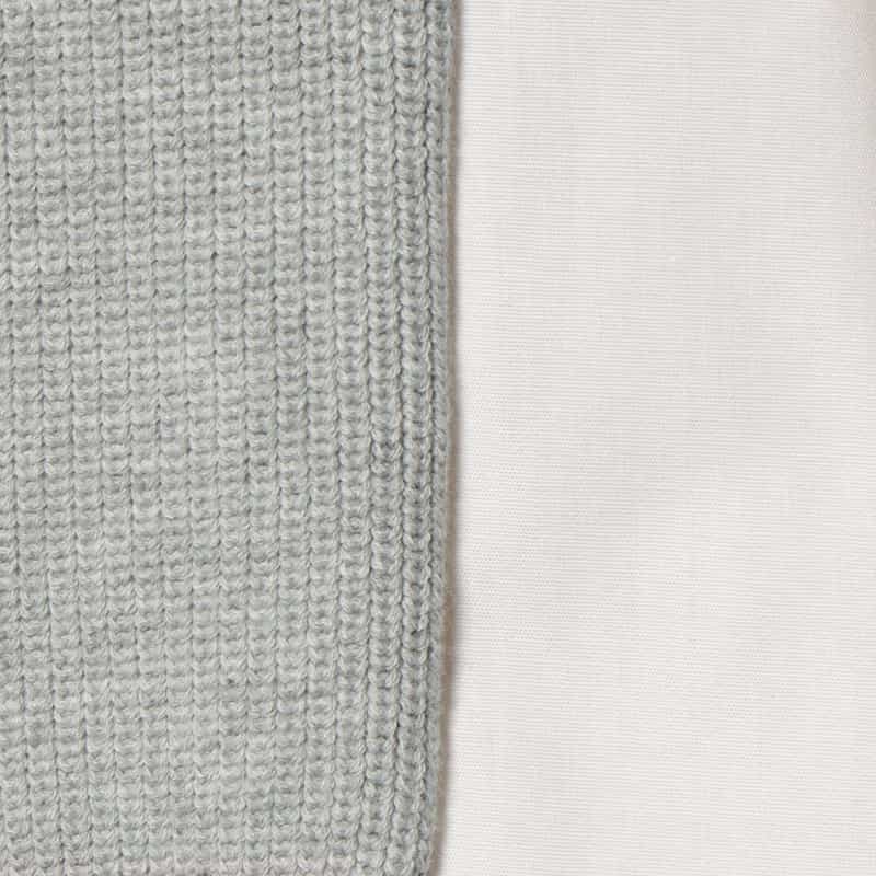 SACAI SACAI＜サカイ＞コンビネーション ニットプルオーバー LT GRAY