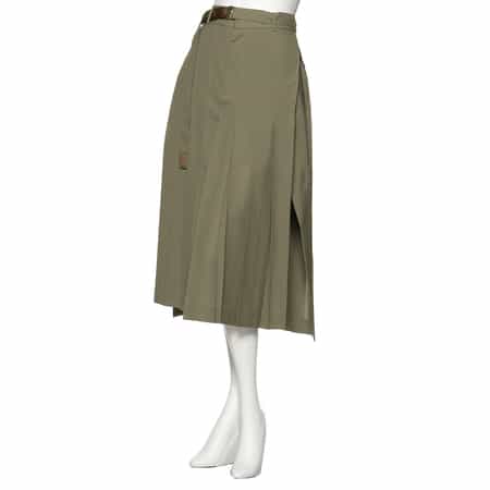 sacai サカイ プリーツドットラップスカート 22-06099 ブラック