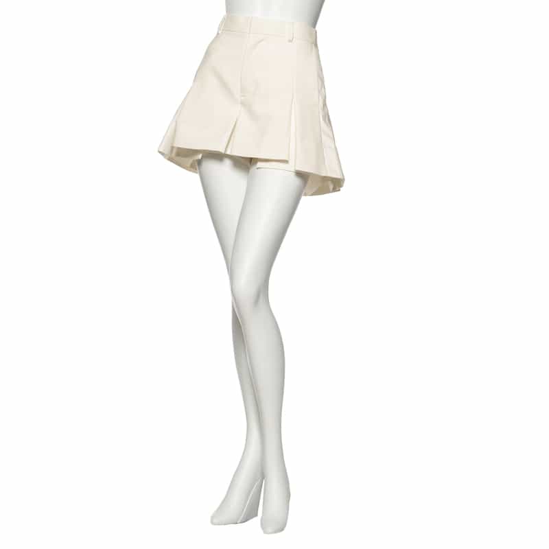 SACAI サイドライン スーチングショートパンツ WHITE