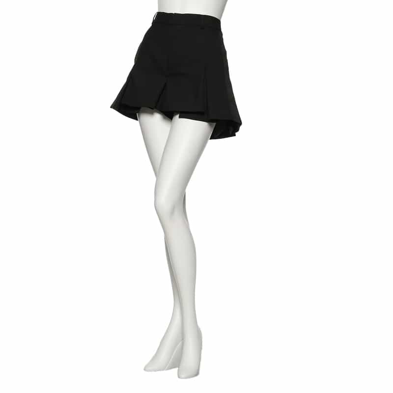 SACAI サイドライン スーチングショートパンツ BLACK