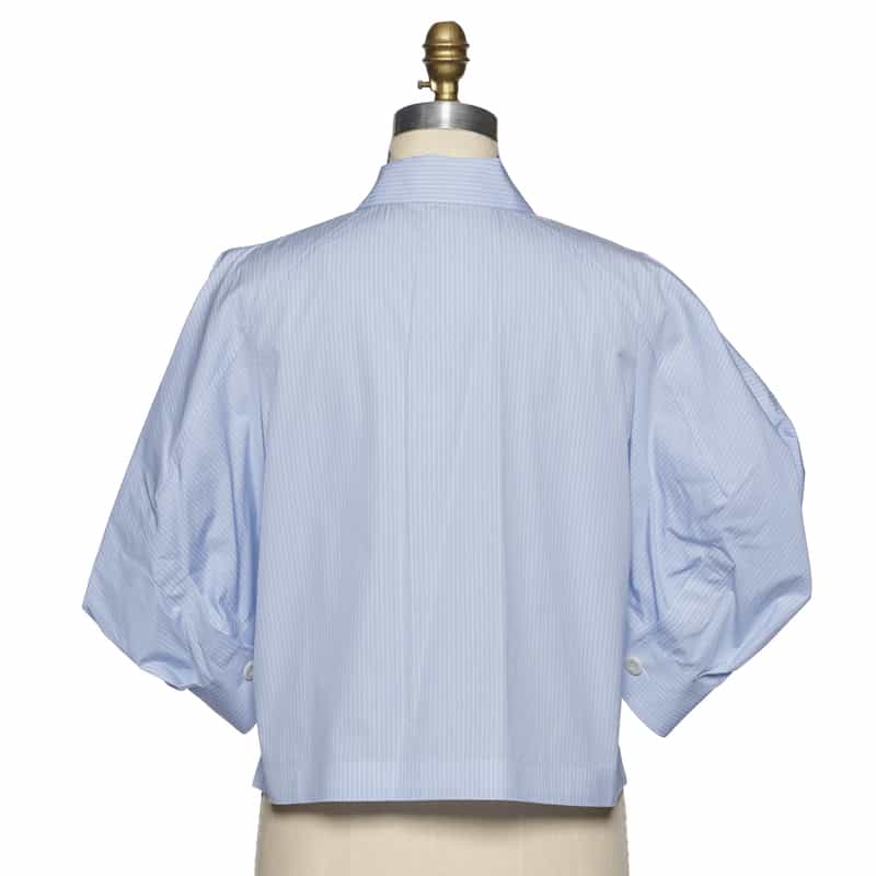 SACAI ボリュームスリーブシャツ LIGHT BLUE