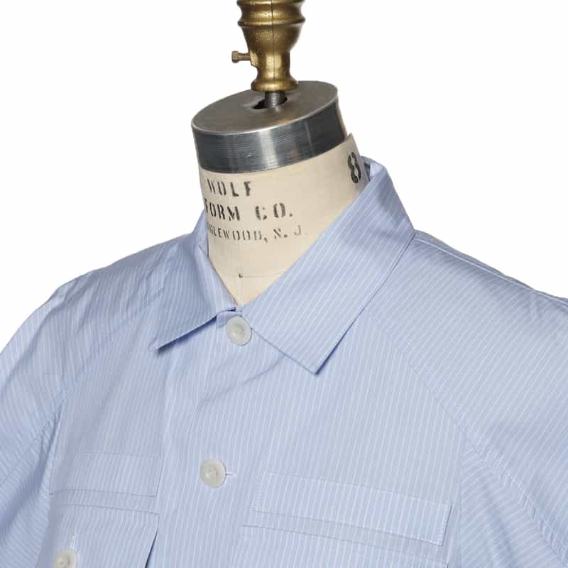 SACAI ボリュームスリーブシャツ LIGHT BLUE