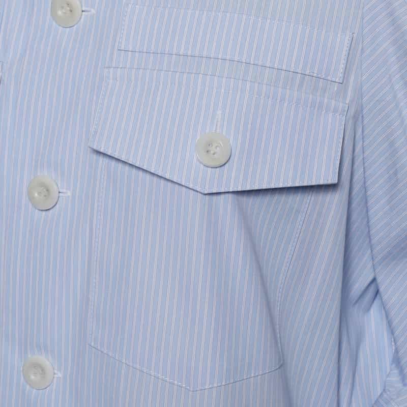 SACAI ボリュームスリーブシャツ LIGHT BLUE