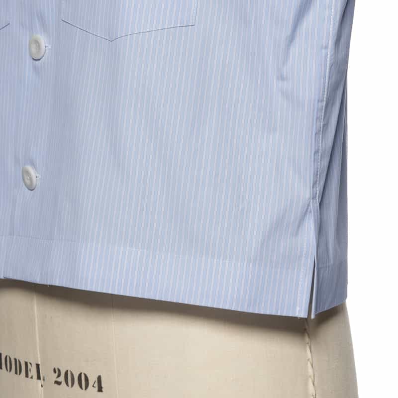 SACAI ボリュームスリーブシャツ LIGHT BLUE