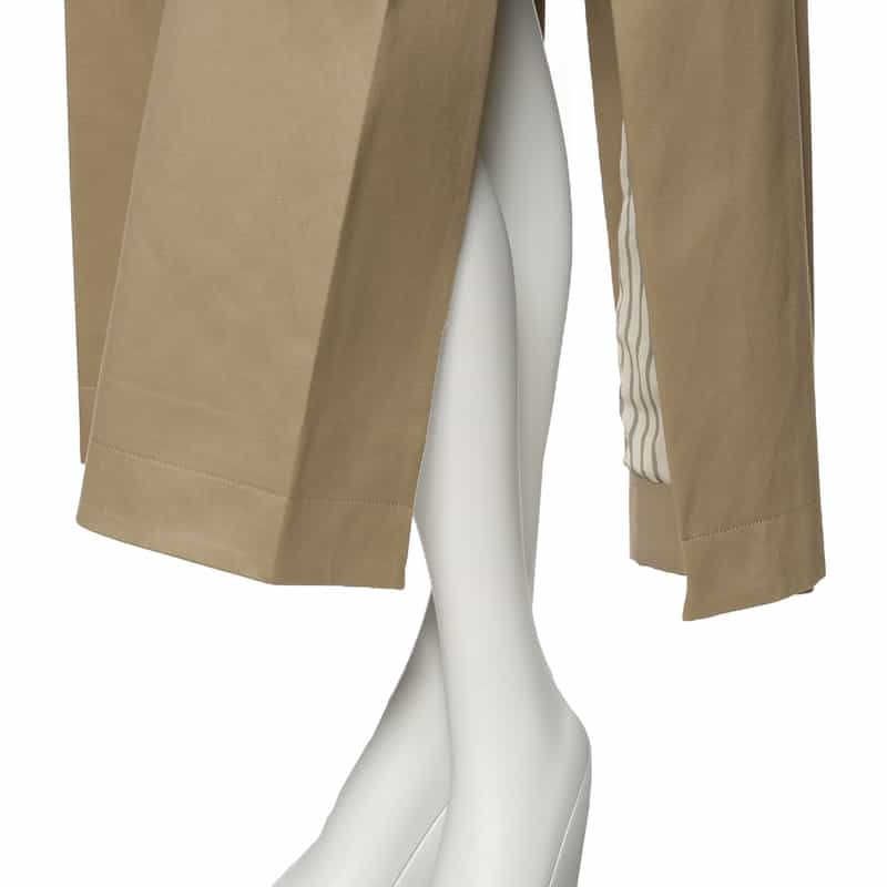 SACAI コットンチノ ストレートスカート BEIGE