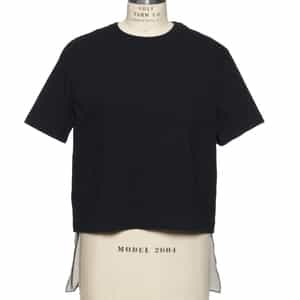 sacaiナイロン ツイルコットンパフスリーブTシャツ サカイ 中古・古着通販】sacai (サカイ) Nylon Twill x Cotton Jersey T