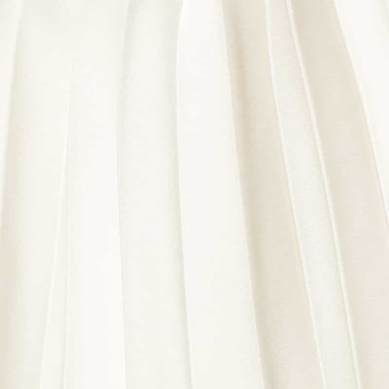 SACAI デニム プリーツスカート WHITE