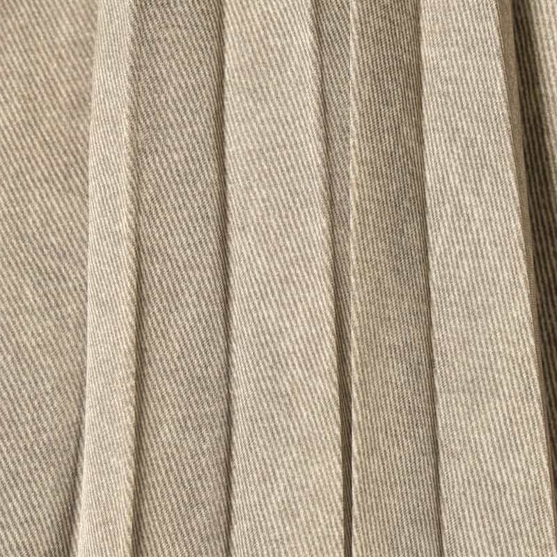 SACAI デニム プリーツスカート BEIGE