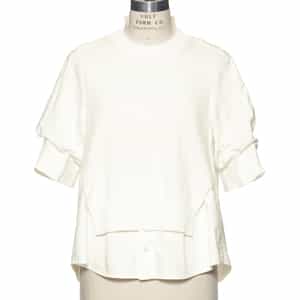 ＜sacai＞スーツ コンビ ニット プルオーバー sacai＞スーツ コンビ ニット プルオーバー