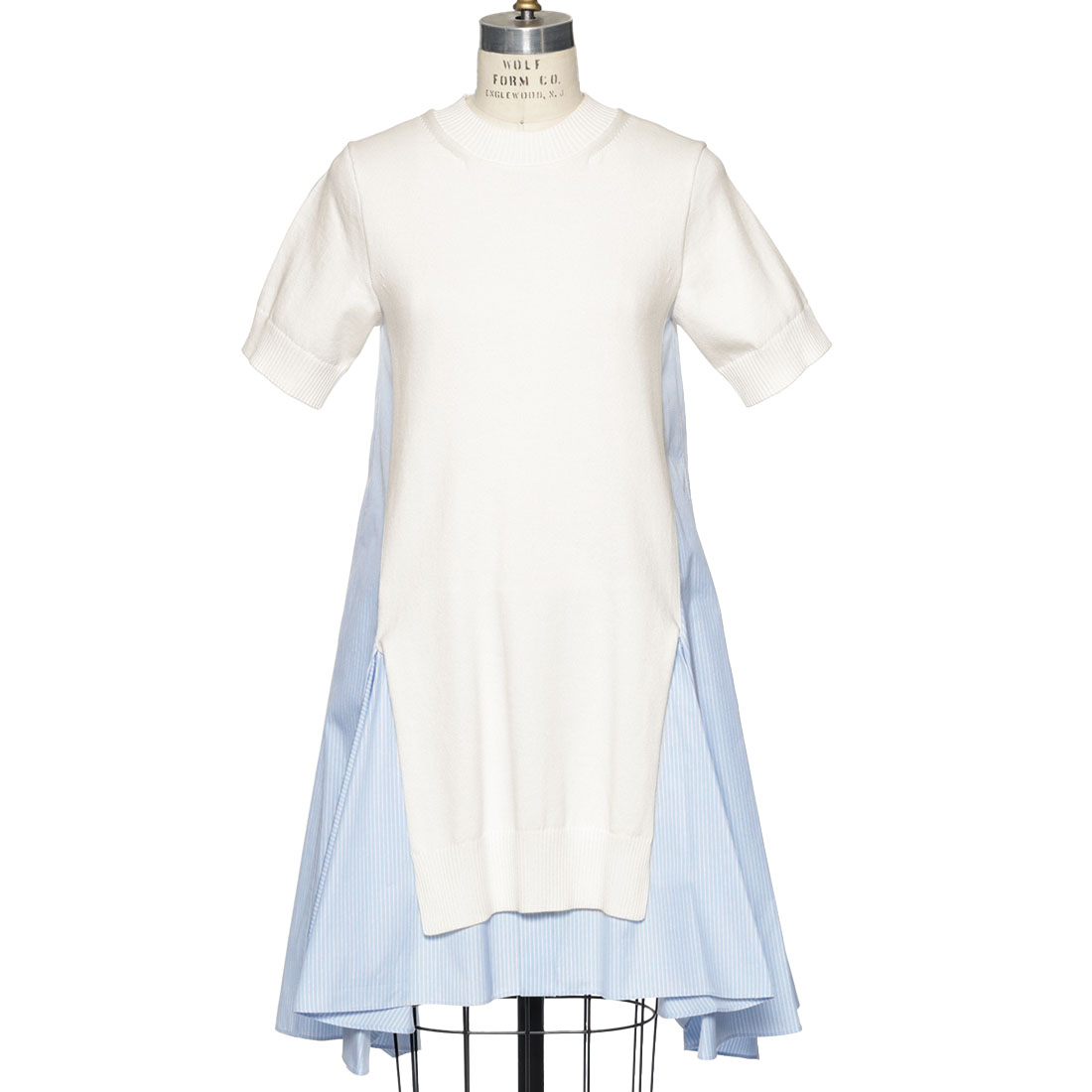 コンビネーション ニットドレス