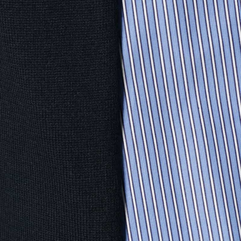 SACAI コンビネーション ニットドレス NAVY