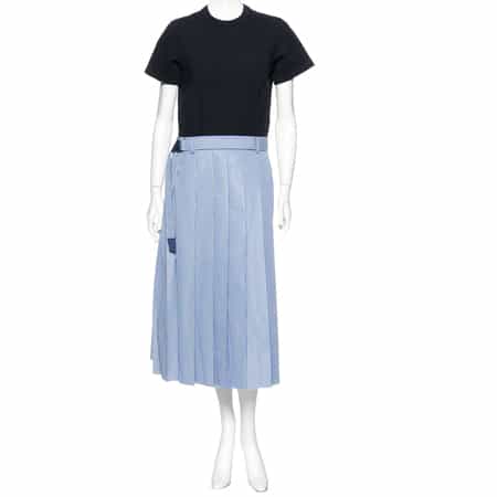 美品✨sacai サカイ ニットドッキング コンビネーションドレス