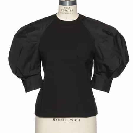 コンビネーション パフスリーブ カットソー（2235444）｜SACAI
