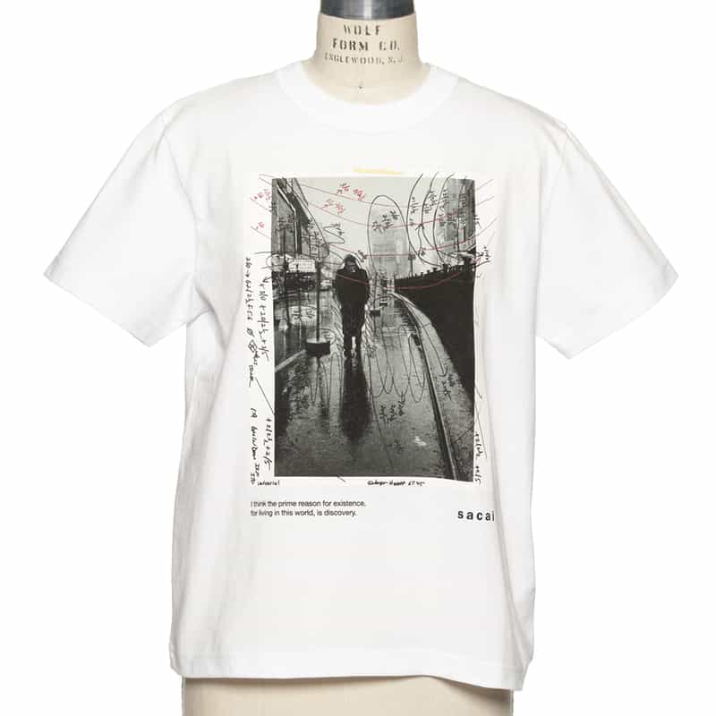 SACAI JAMES DEAN フォトプリントTシャツ （サイズ0-1） WHITE