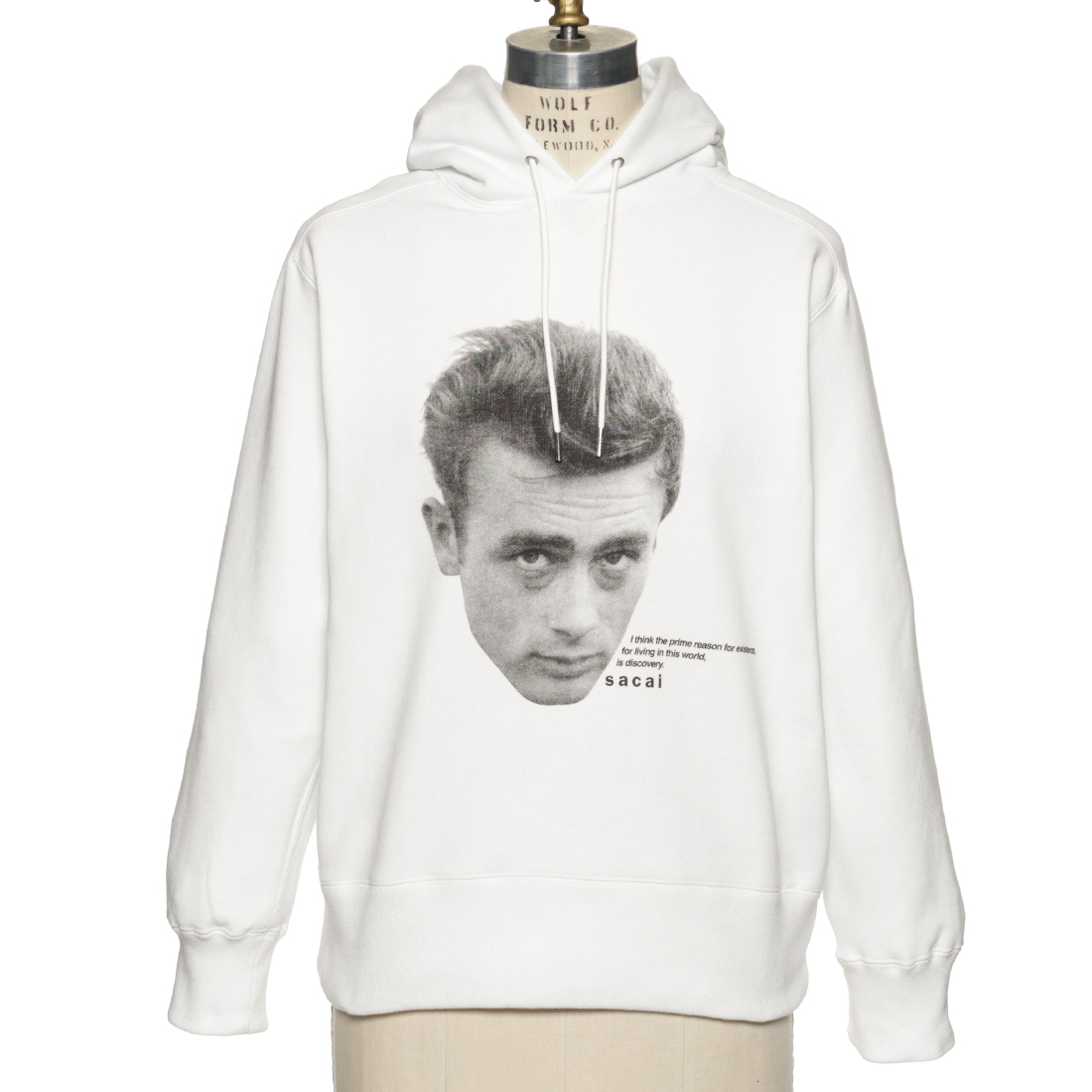 SACAI＜サカイ＞ JAMES DEAN フェイスプリントフーディ（サイズ0-1）