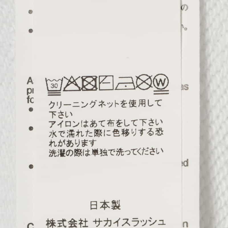 SACAI SACAI<サカイ> JAMES DEAN フェイスプリントフーディ(サイズ0-1) WHITE