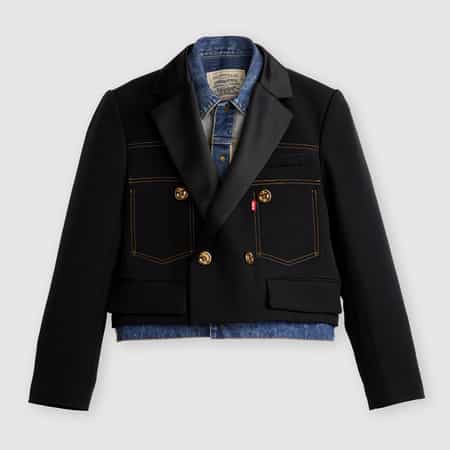 sacai - 『sacai』サカイ (2) テーラード ドッキング デニム