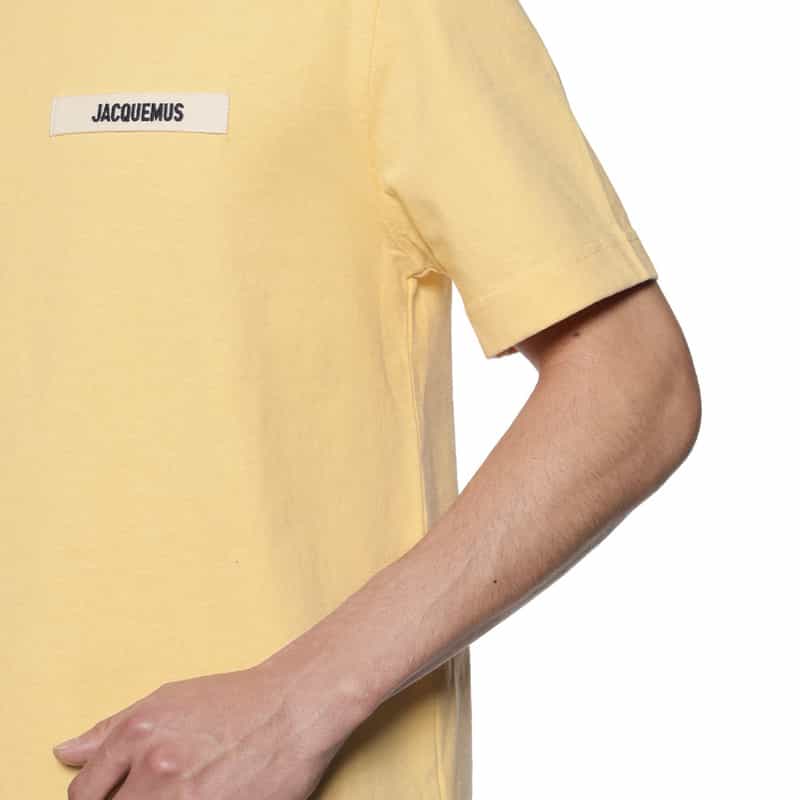 JACQUEMUS ロゴパッチ付きTシャツ YELLOW