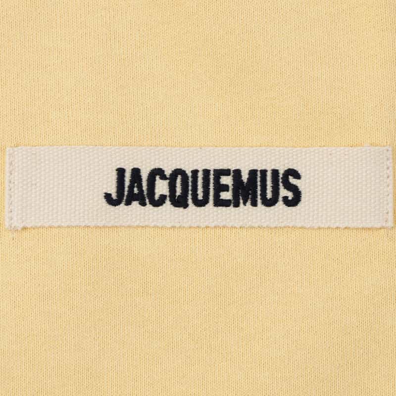 JACQUEMUS ロゴパッチ付きTシャツ YELLOW