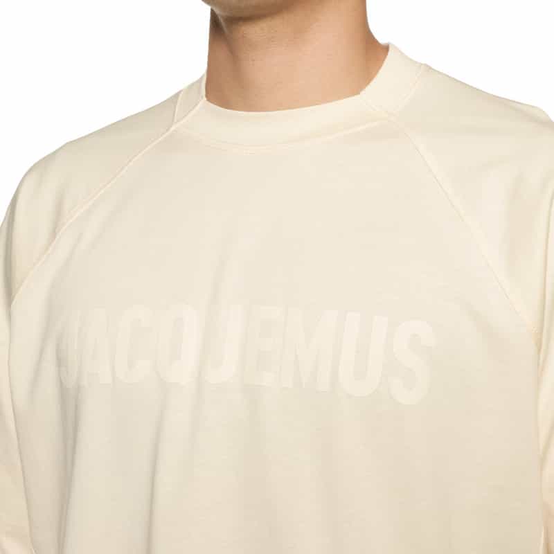 JACQUEMUS ロゴプリントTシャツ WHITE