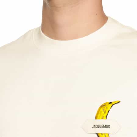 グログランロゴ付きプリントTシャツ（2235464）｜JACQUEMUS