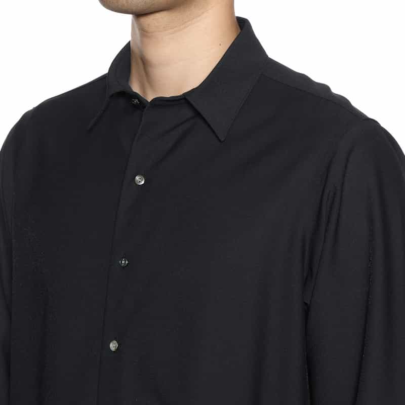 BARNEYS NEW YORK レギュラーカラーシャツ NAVY