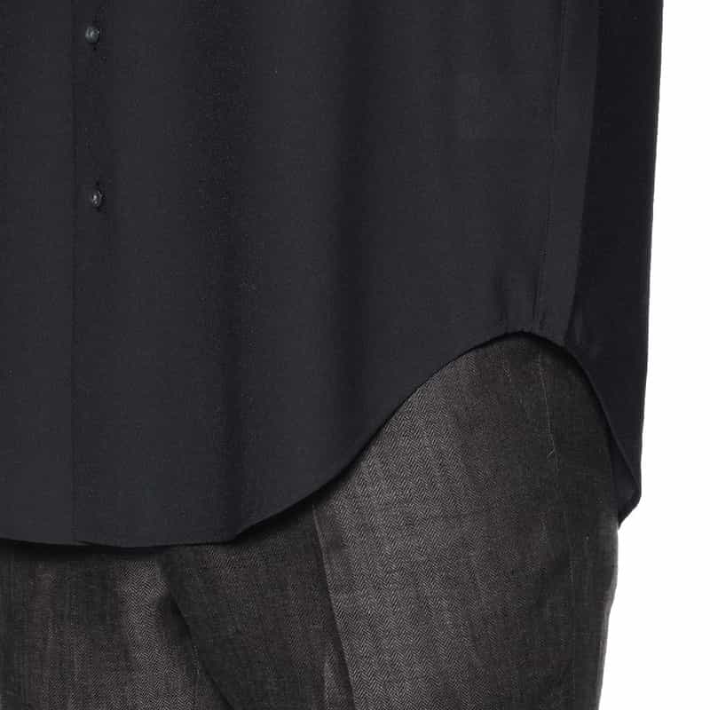 BARNEYS NEW YORK レギュラーカラーシャツ NAVY