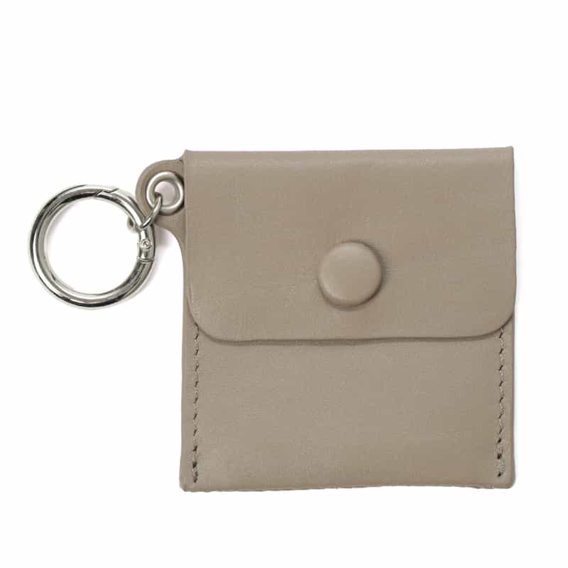 BARNEYS NEW YORK ワンショルダー レザートートバッグ（コインポーチ付き） BEIGE