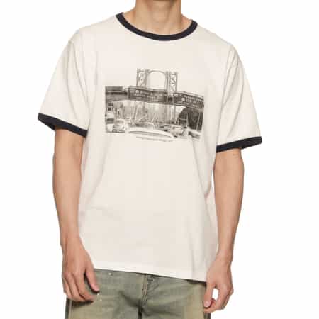 フォトプリント リンガーTシャツ(2235550)|BARNEYS NEW YORK フォトプリント リンガーTシャツ(2235550)|BARNEYS NEW YORK