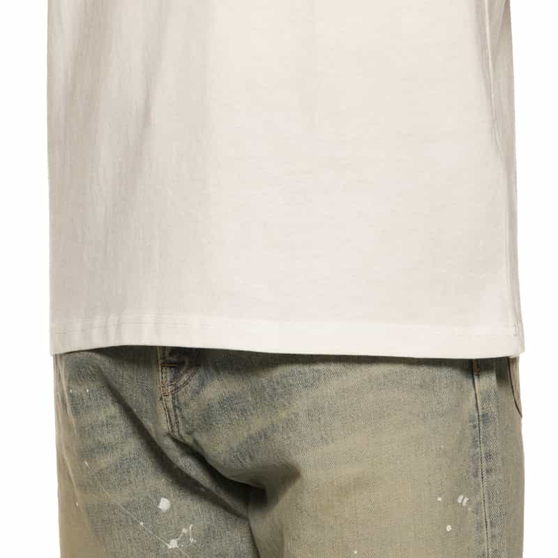 BARNEYS NEW YORK フォトプリント リンガーTシャツ WHITE