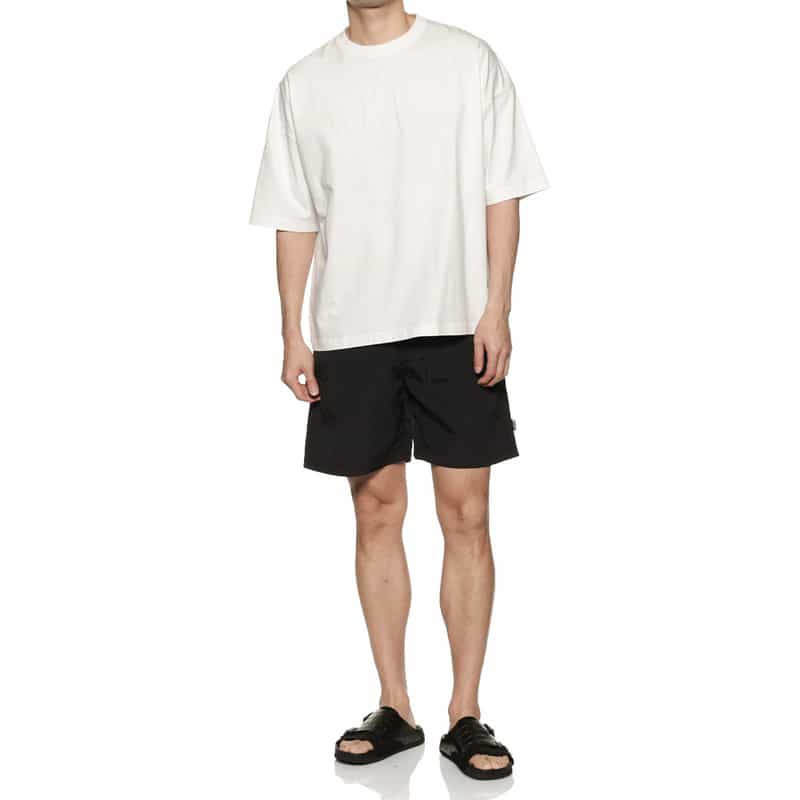 BARNEYS NEW YORK "BARNEYS" タグ付きTシャツ WHITE