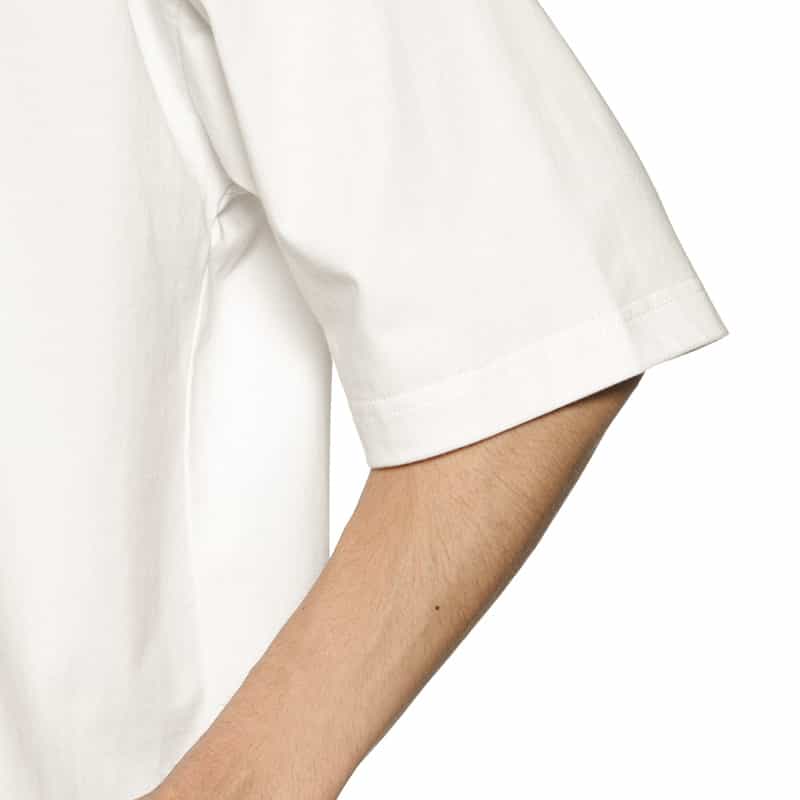 BARNEYS NEW YORK "BARNEYS" タグ付きTシャツ WHITE