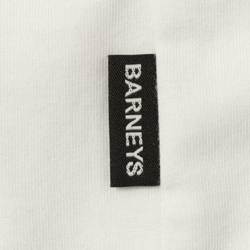 BARNEYS NEW YORK "BARNEYS" タグ付きTシャツ WHITE