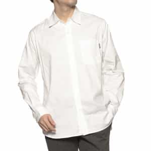 "BARNEYS" タグ付きレギュラーカラーシャツ