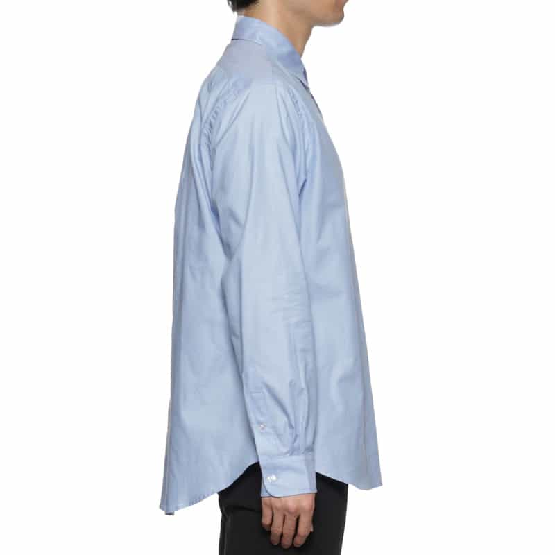 BARNEYS NEW YORK "BARNEYS" タグ付きレギュラーカラーシャツ LT BLUE