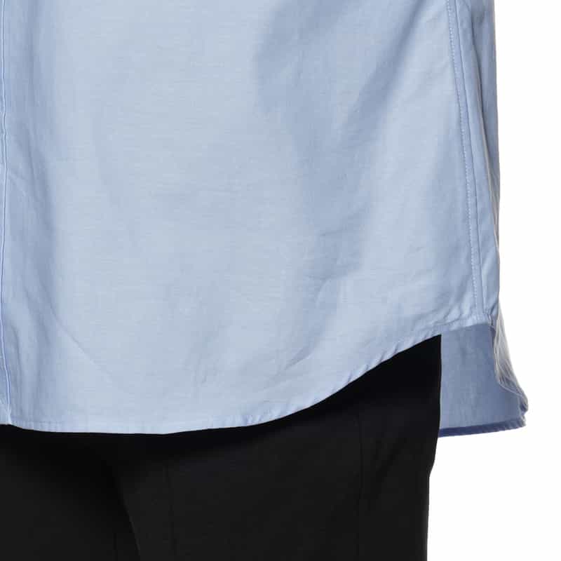 BARNEYS NEW YORK "BARNEYS" タグ付きレギュラーカラーシャツ LT BLUE