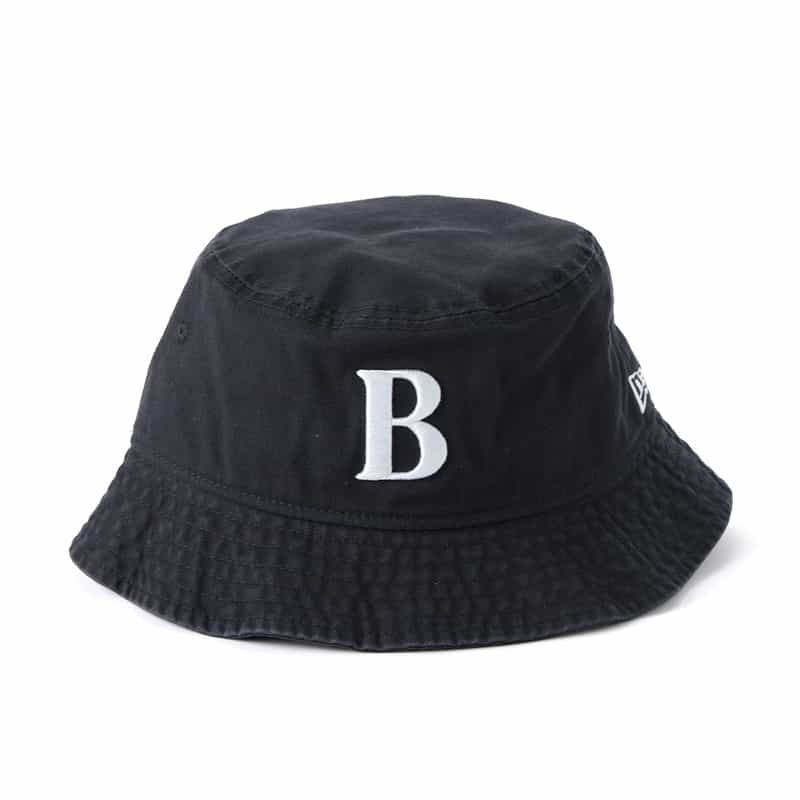 BARNEYS NEW YORK "BARNEYS" NEW ERAコラボレーション バケットハット NAVY