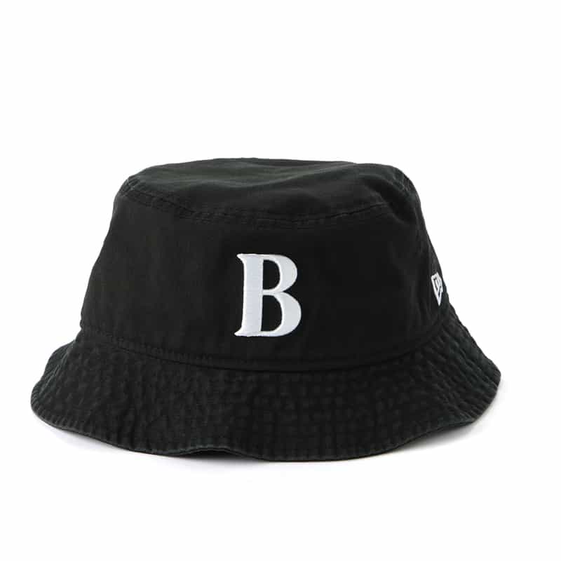 BARNEYS NEW YORK "BARNEYS" NEW ERAコラボレーション バケットハット BLACK